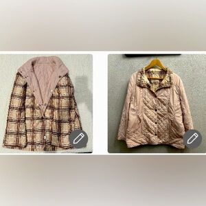 EXCELLENT CONDITION REVERSIBLE LIGHT JACKET